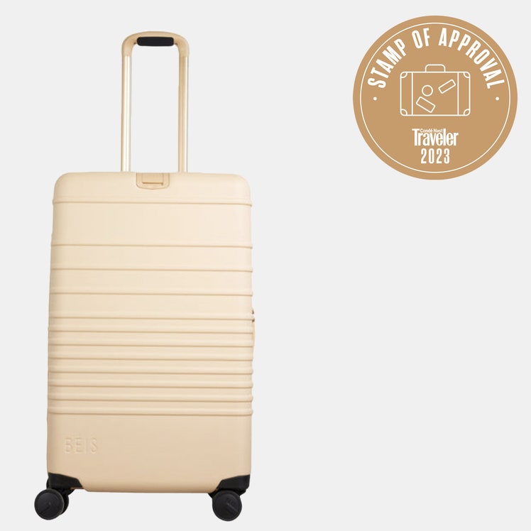 Beis CheckIn Roller suitcase in beige
