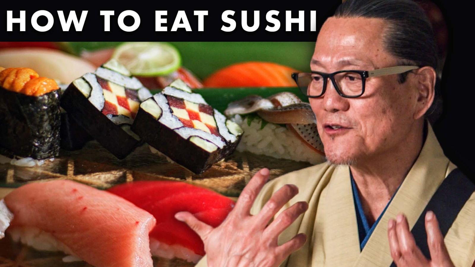 Iron Chef Masaharu Morimoto Teaches You How To Eat Sushi